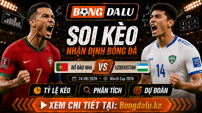 Đội hình ra sân dự kiến của Bồ Đào Nha vs Uzbekistan