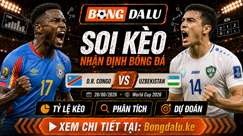 Lực lượng dự kiến của D.R. Congo vs Uzbekistan Lực lượng dự kiến của D.R. Congo vs Uzbekistan