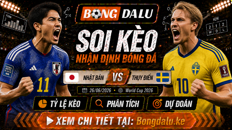 Lực lượng dự kiến của Nhật Bản vs Thụy Điển Lực lượng dự kiến của Nhật Bản vs Thụy Điển