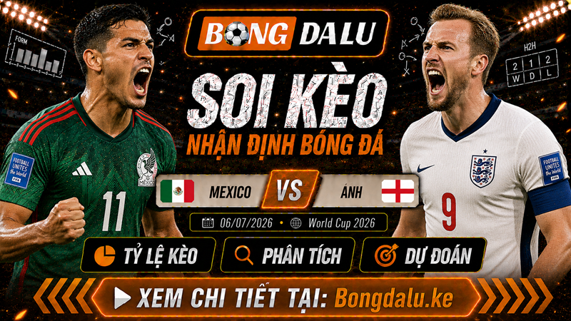 Lực lượng dự kiến của Mexico vs Anh